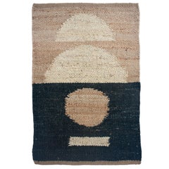 Margeaux Earth Geometric Handwoven Modern Jute Rug, Carpet and Durrie