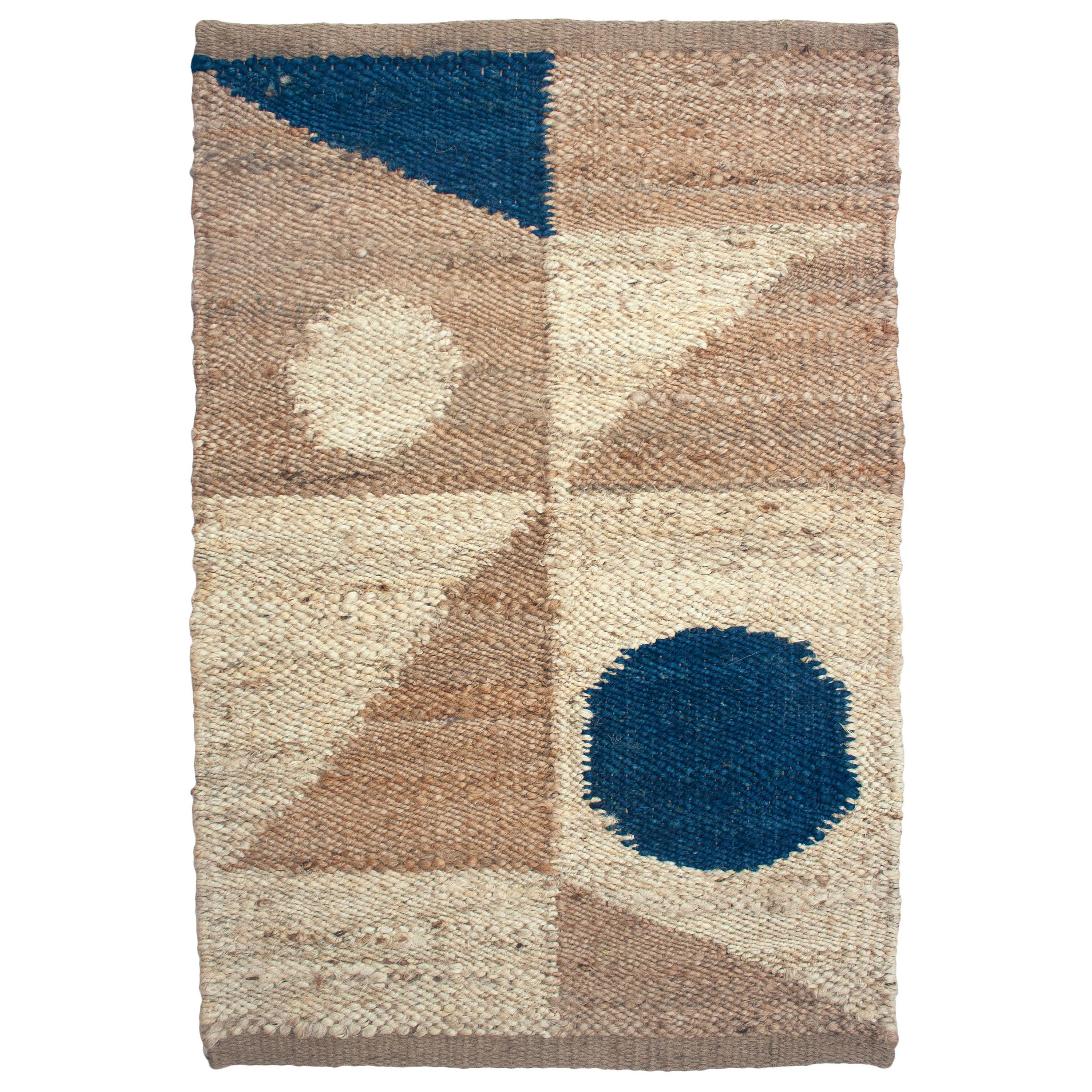 Margeaux Tribal Geometric Handwoven Modern Jute Rug, Carpet and Durrie