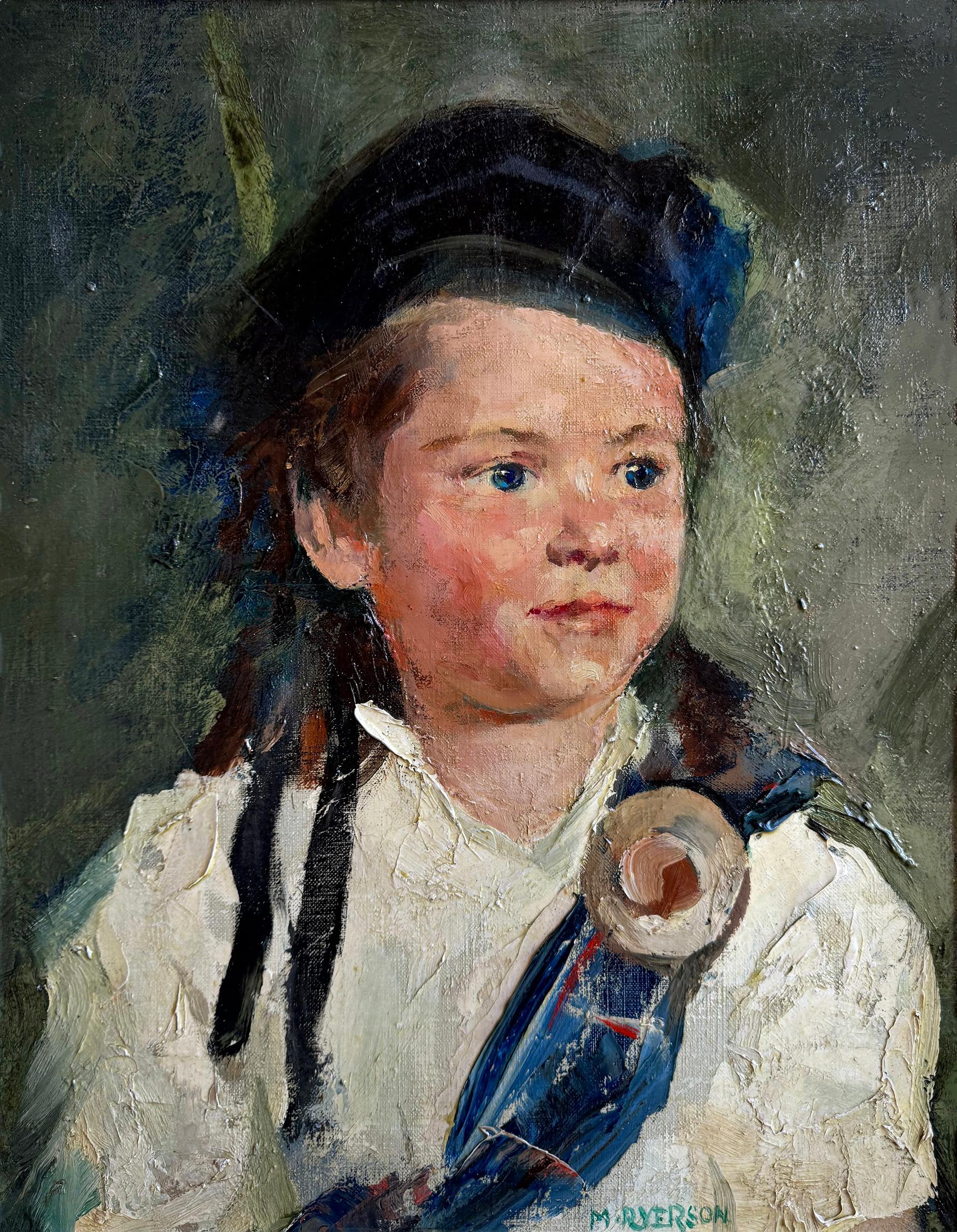 Portrait of a Scottish Boy  - Like Robert Henri