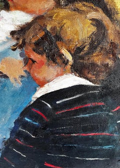 Tender Family Portrait - Mother and Child, Student of Robert Henri