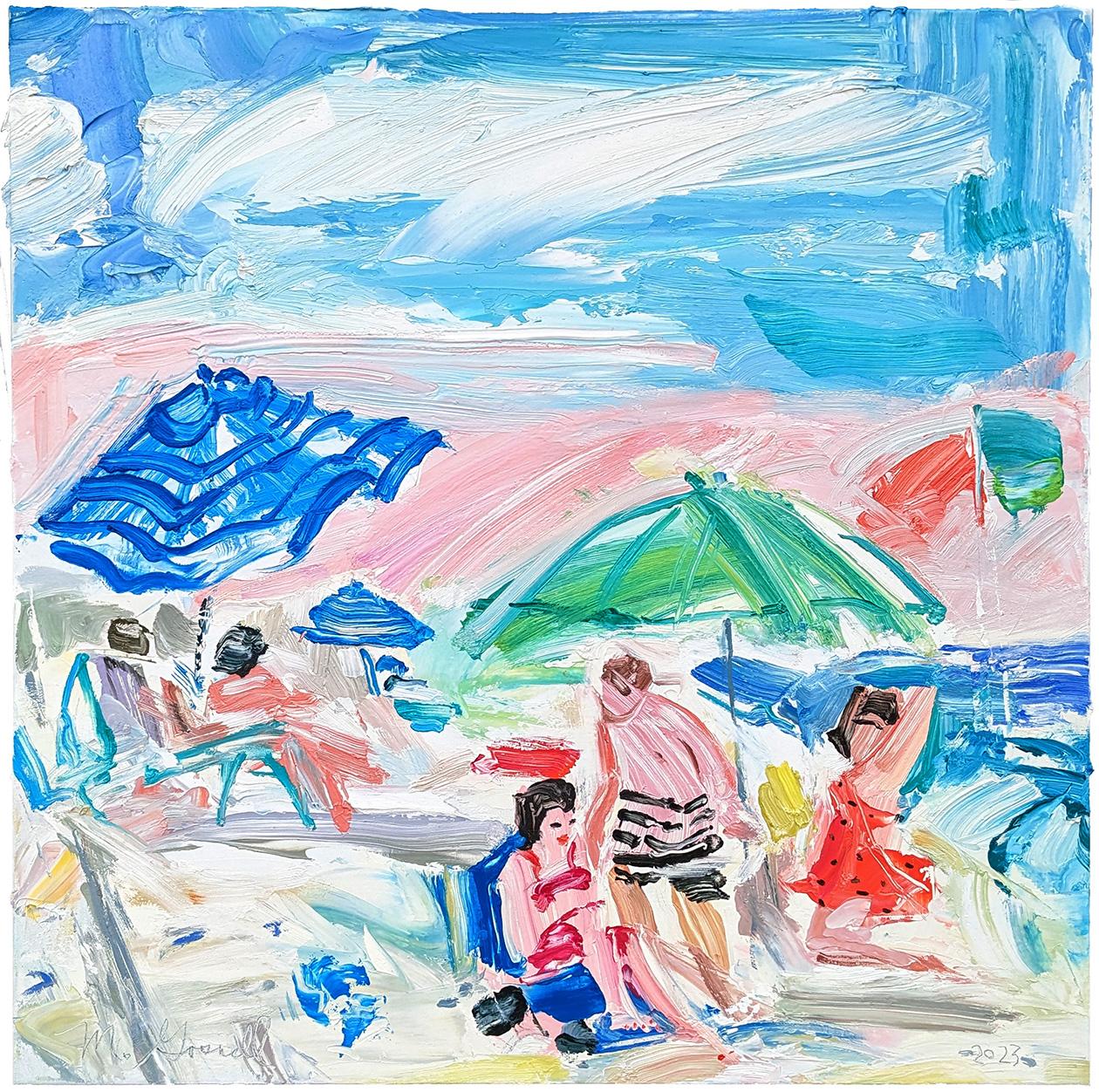 Bathers - Painting by Margery Gosnell-Qua