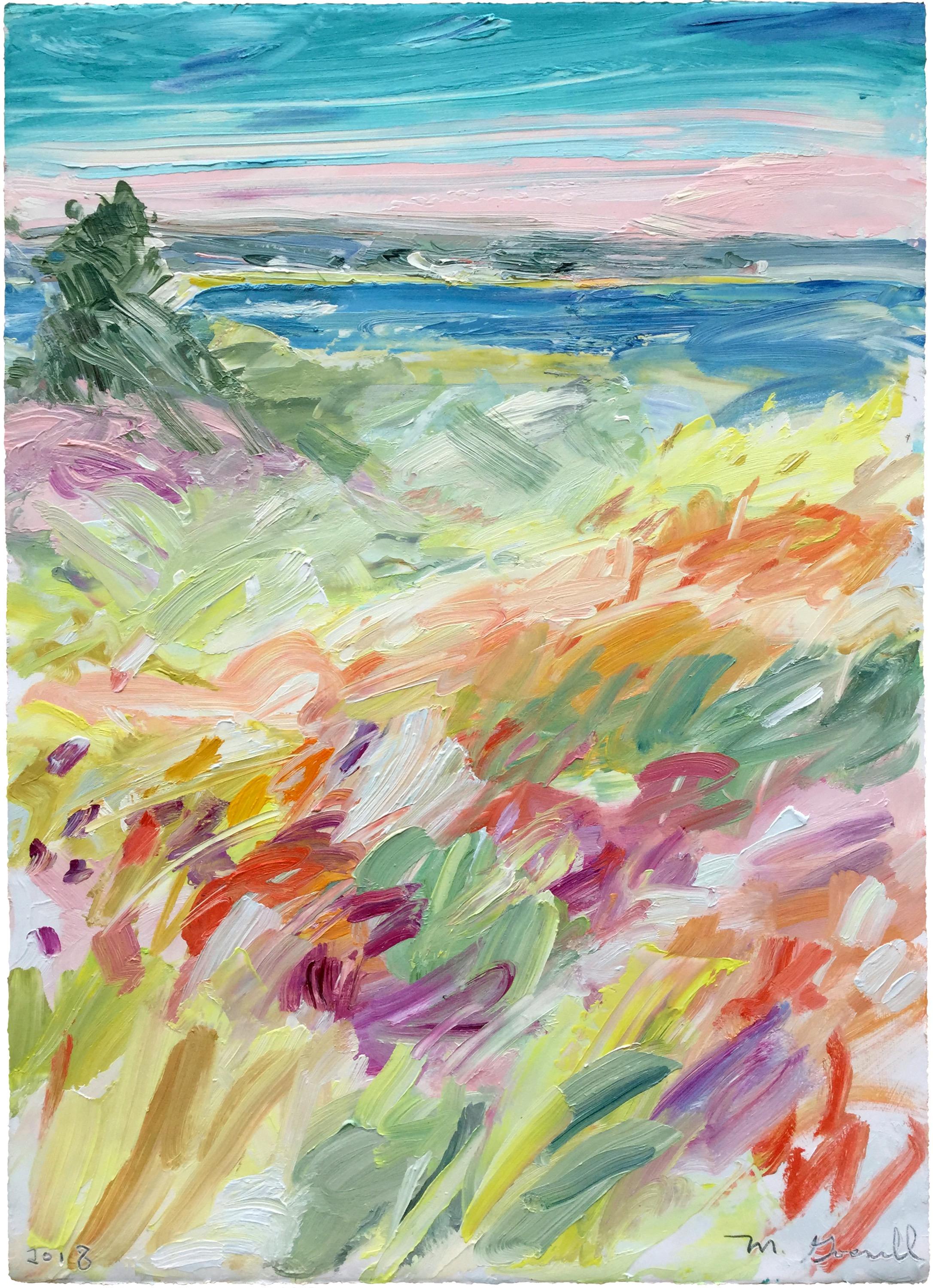 Margery Gosnell-Qua Landscape Painting – Salzsalz Marsh1