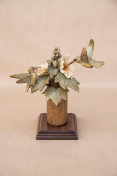 Bronze Beauties, Hummingbirds und Hollyhocks