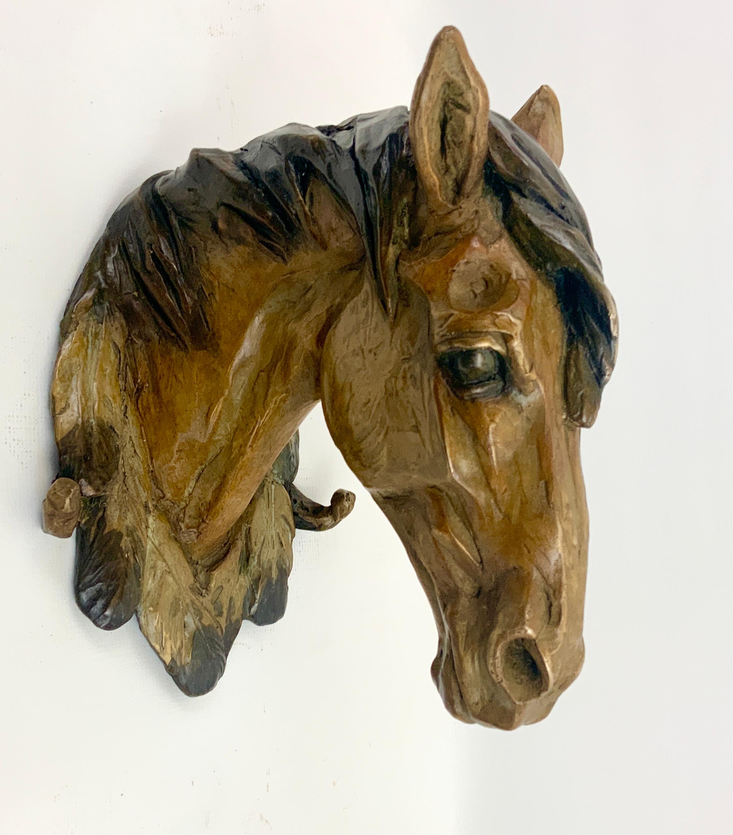 Horse Feathers - Sculpture by Margery Torrey