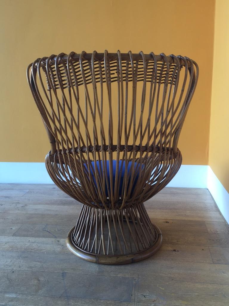'Margherita' Armchair and Footstool, by Franco Albinia, circa 1951 In Good Condition In London, England