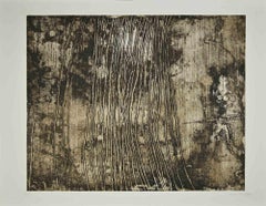 Abstract Composition - Etching by Margherita Benetti - 1974