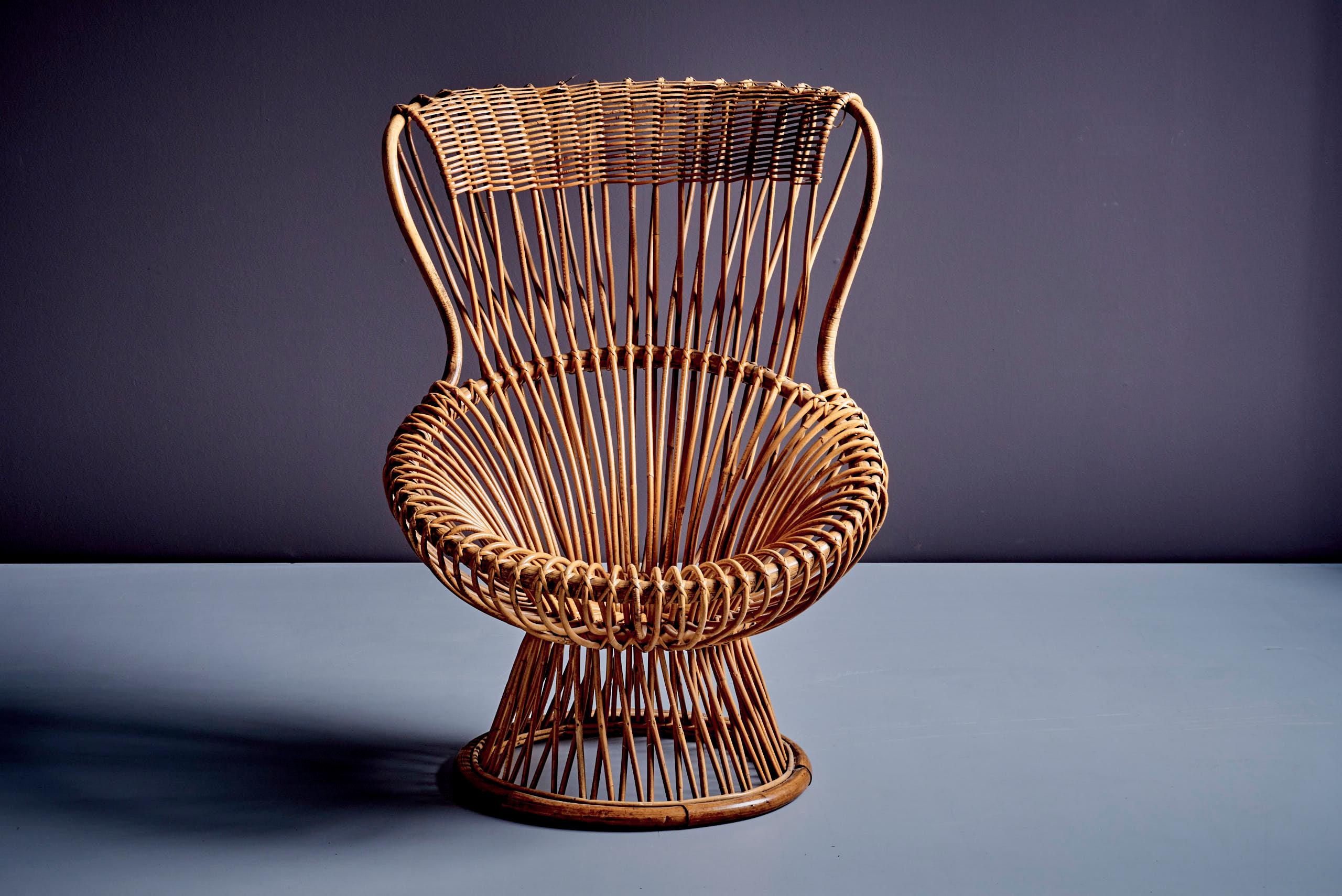 Mid-Century Modern Chaise Margherita de Franco Albini pour v. Bonacina, Italie, 1951 en vente