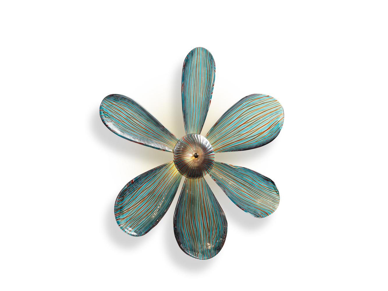 Margherita Illuminated Wall Sculpture by Cenedese In Good Condition For Sale In New York, NY
