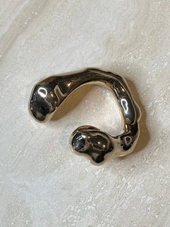 Vintage Boho Margiela Gold Abstract Bangle