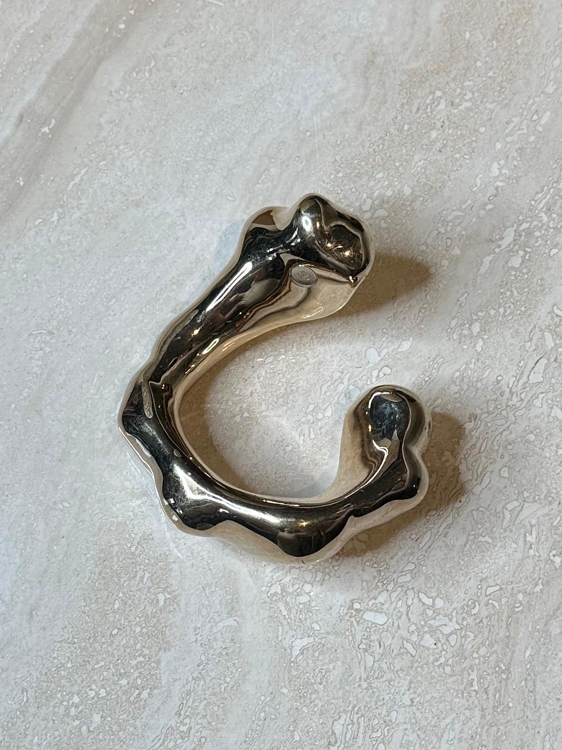 Bracelet jonc abstrait vintage Boho Margiela en vente 2