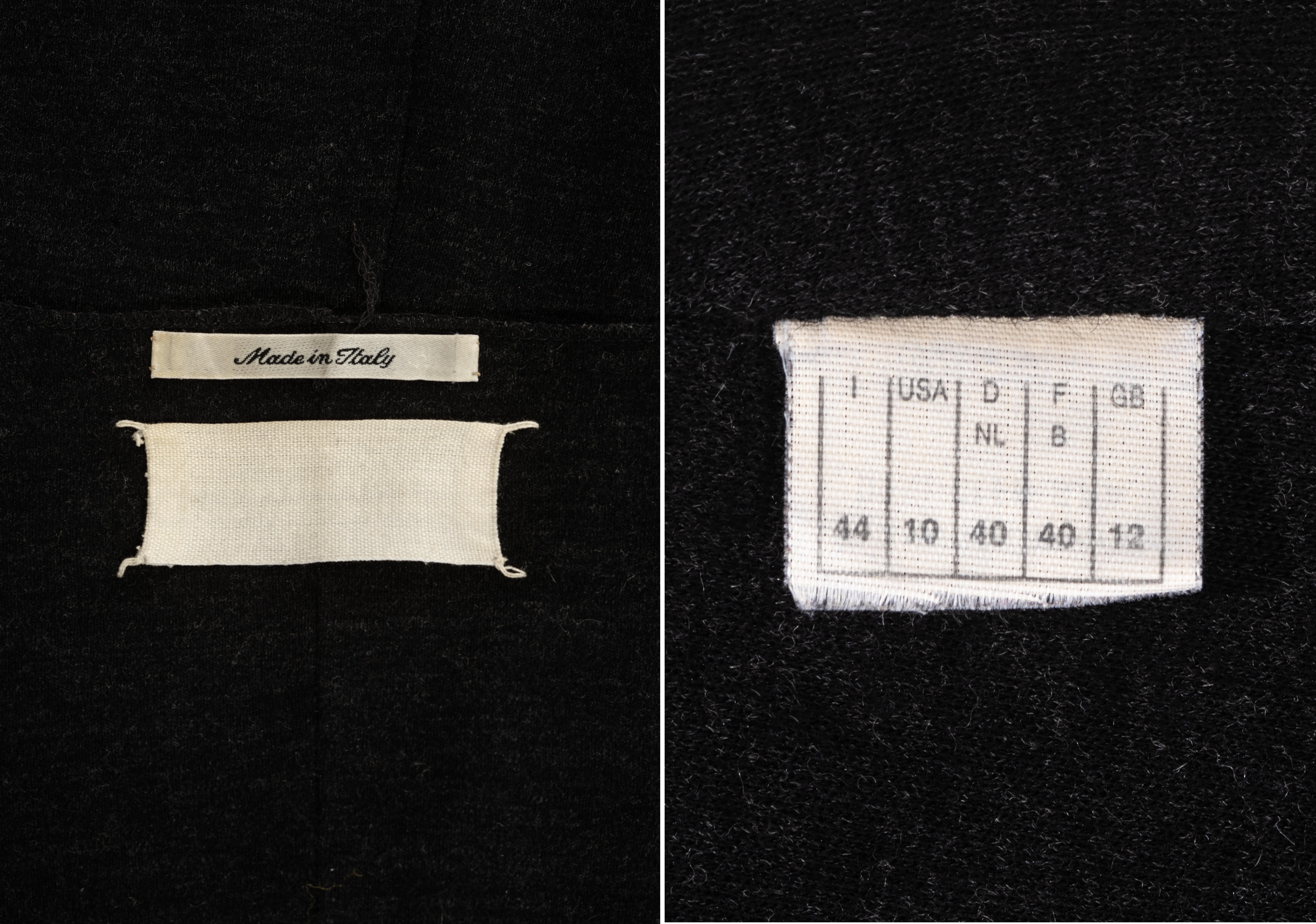 Margiela grey wool jersey sweater with inverted darts, fw 1989 For Sale 3