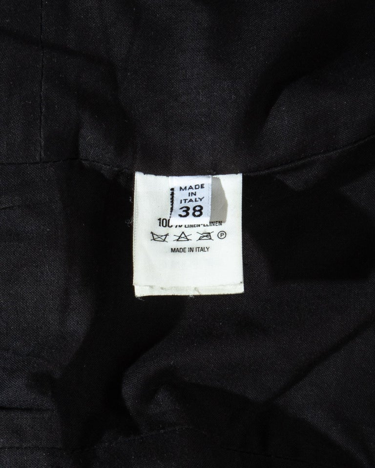 Margiela Linen Semi Couture Stockman Corset, fw 1997 at 1stDibs