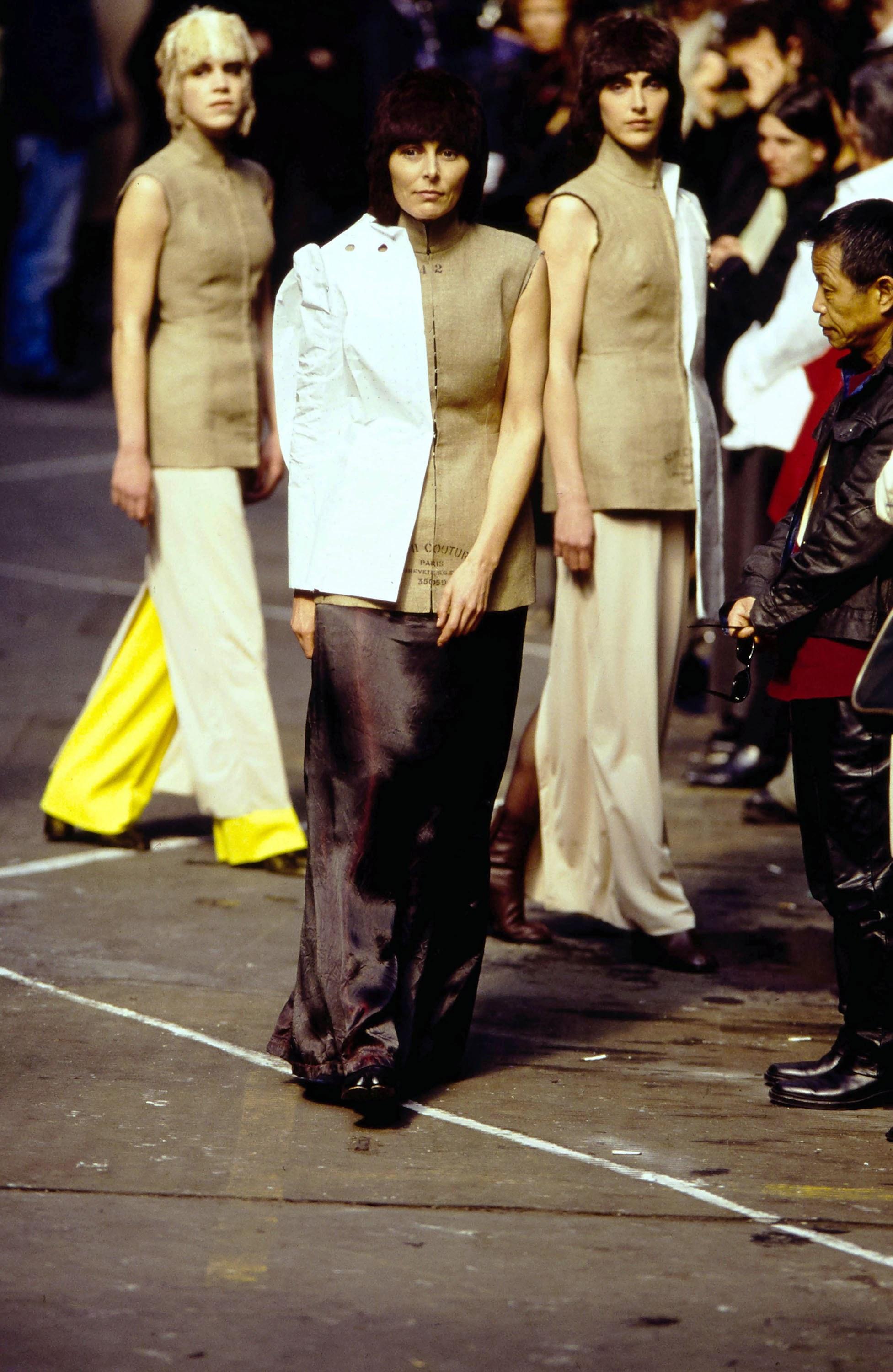 Women's Margiela Linen Semi Couture Stockman Corset, fw 1997
