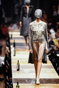 Margiela trompe l'oeil printed jersey jacket, ss 1996