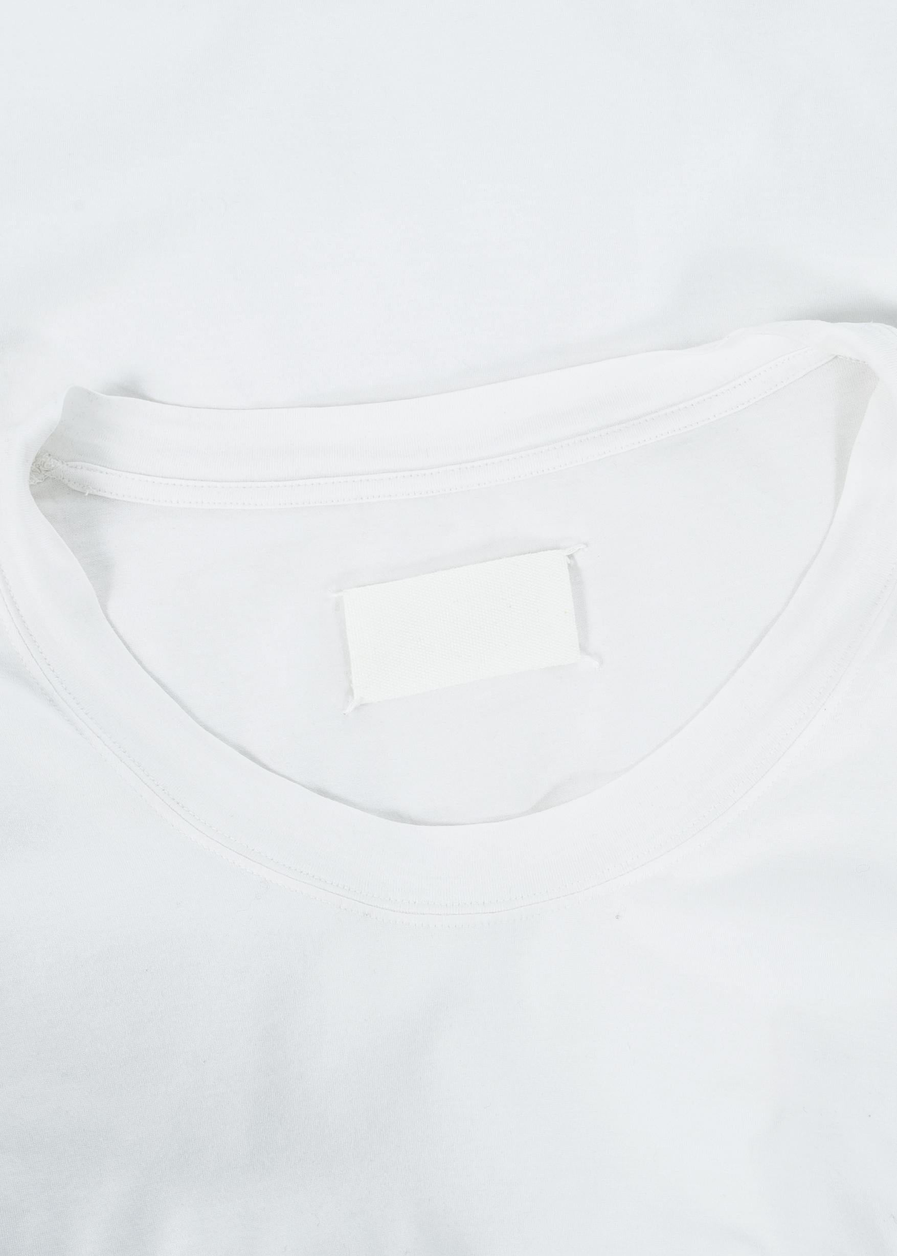 Women's Margiela white cotton draped t-shirt, c. 2000s