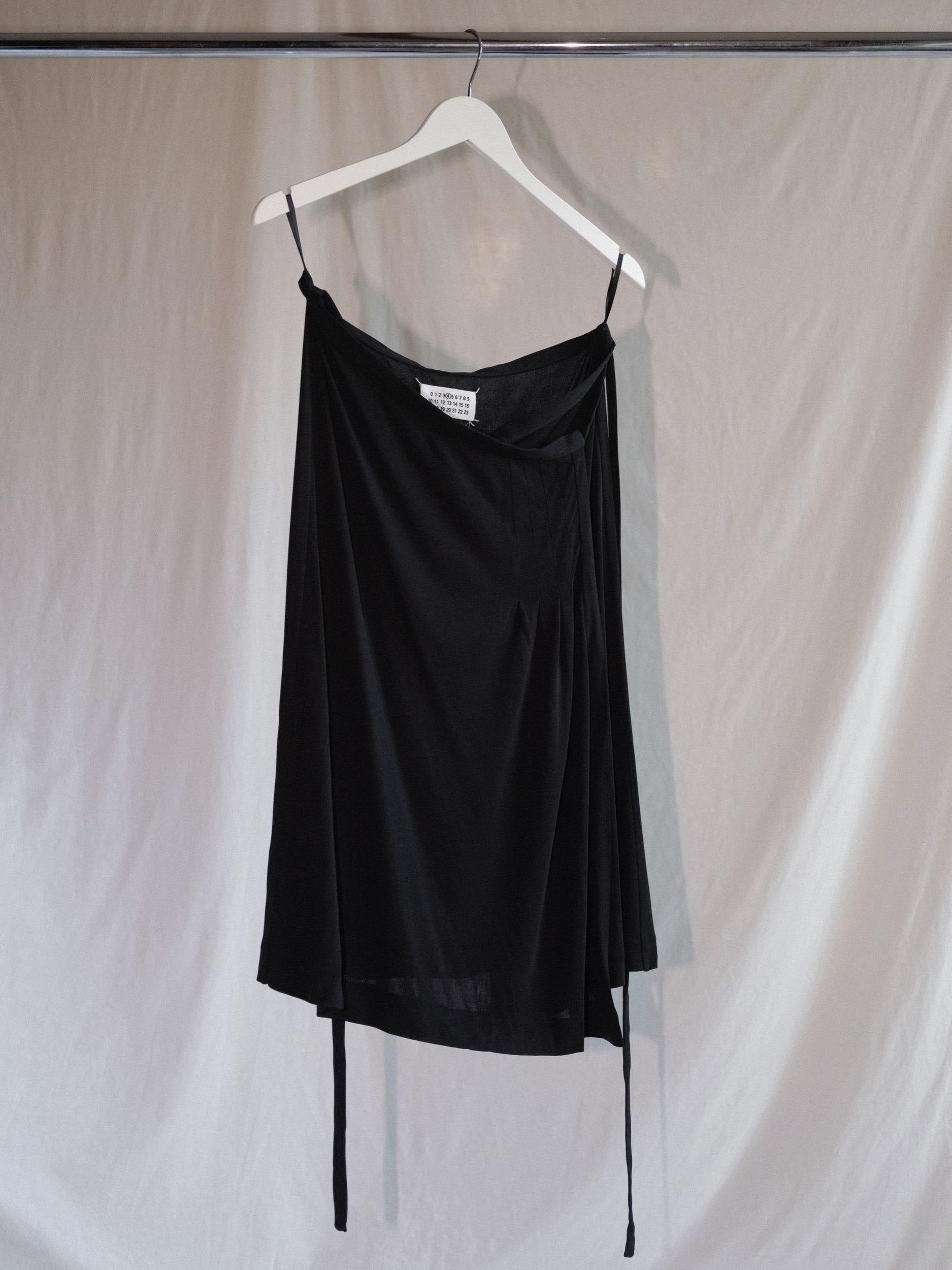 Women's or Men's Margiela Wrap Skirt Black Line 4 Medium/One Size For Sale