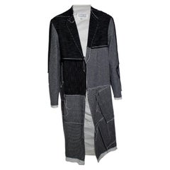 Margiela x John Galliano, patchwork inside out wool coat