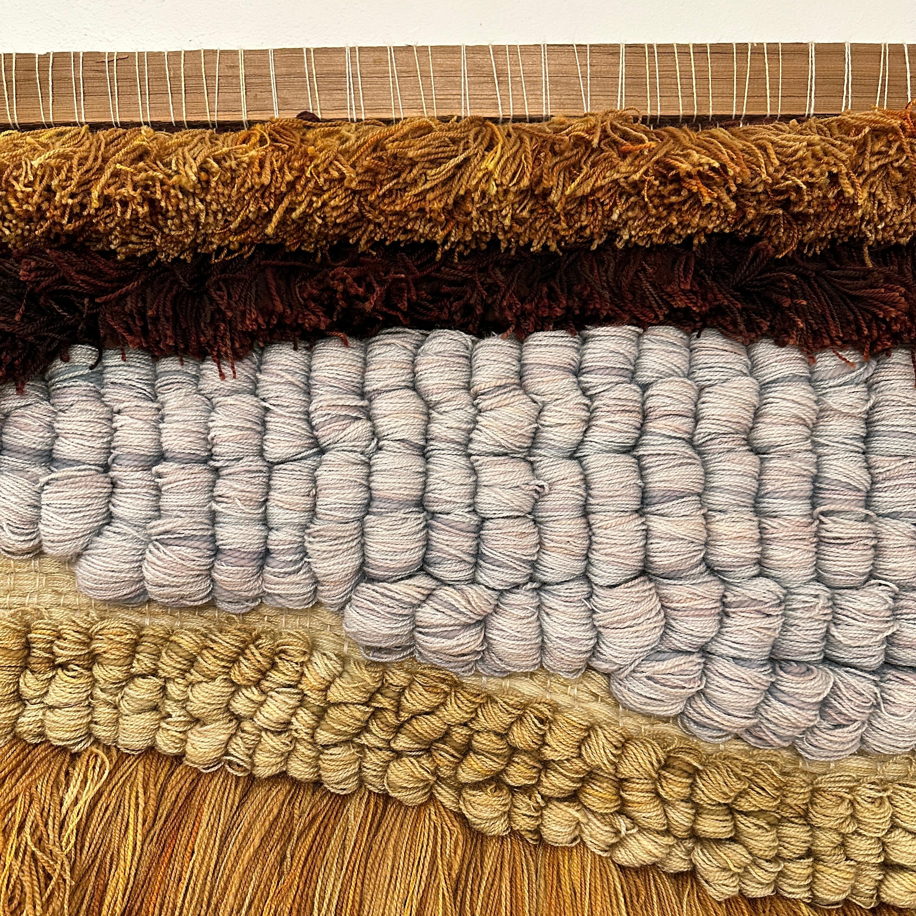 Margo Farrin O’Connor for Ted Morris & Associates Large Fiber Art Wall Hanging In Good Condition In Cathedral City, CA