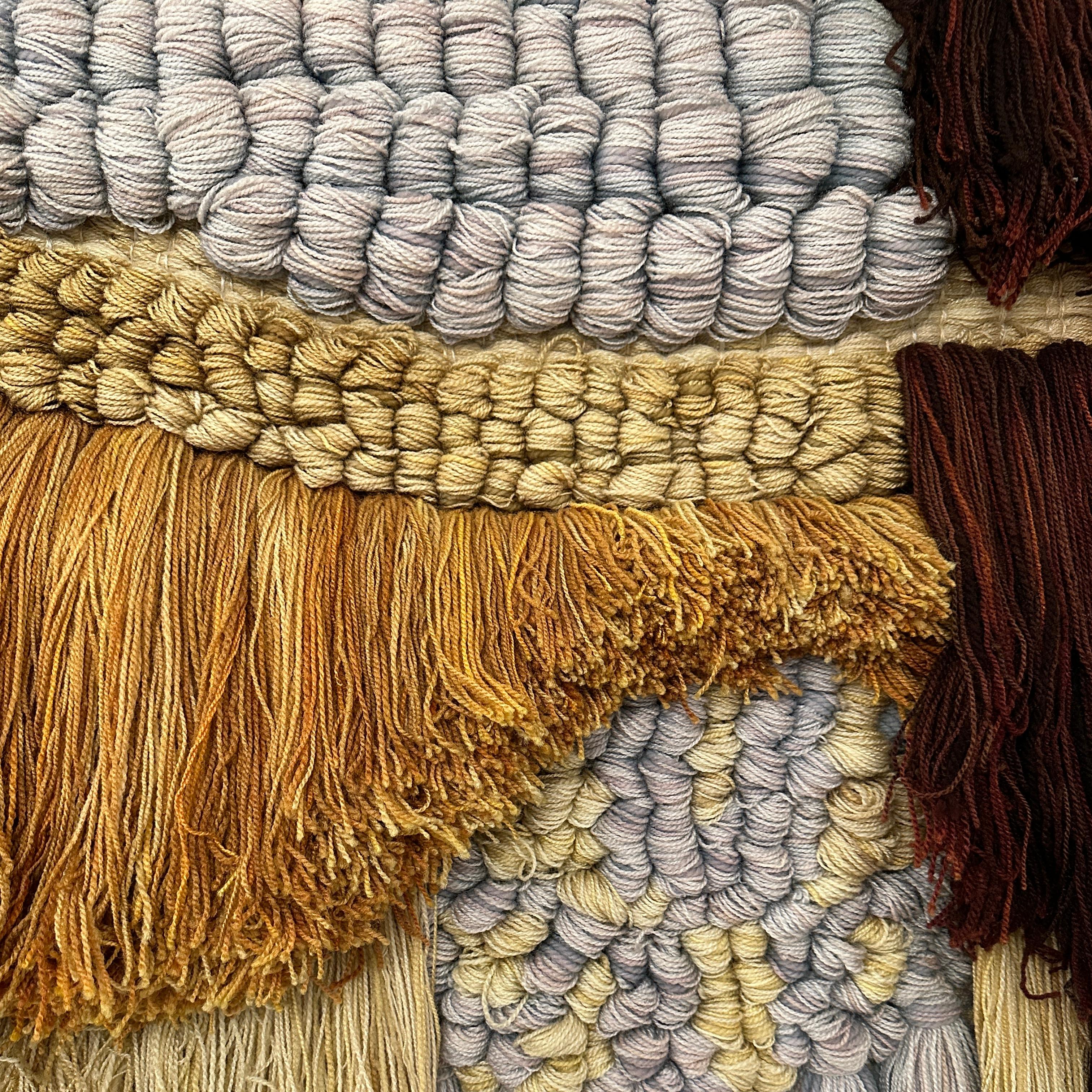 Late 20th Century Margo Farrin O’Connor for Ted Morris & Associates Large Fiber Art Wall Hanging