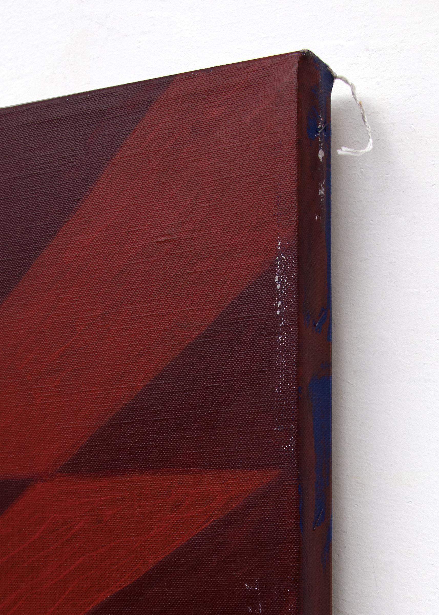Untitled (Abstract in Blue, Red, Purple and Black) 2