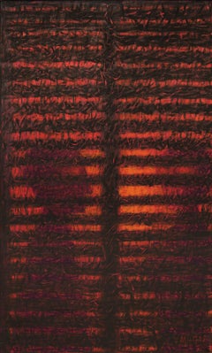 Untitled (Abstract in Red & Black)