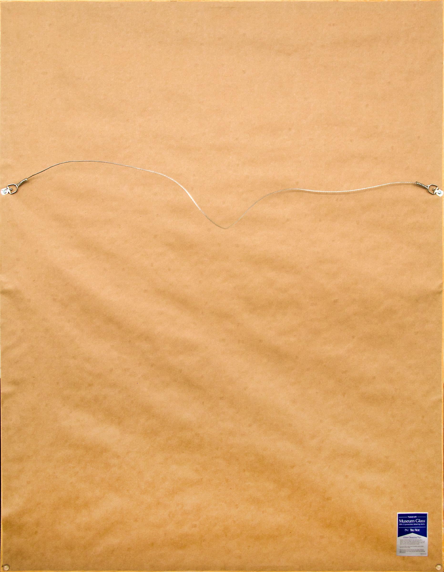 Weiße Linie – Rot (Variation 2), Original Serigraphie-Abstrakte Drucke auf Siebdruck im Angebot 3