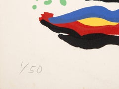 Heart Beat, Modern Screenprint by Margo Machida