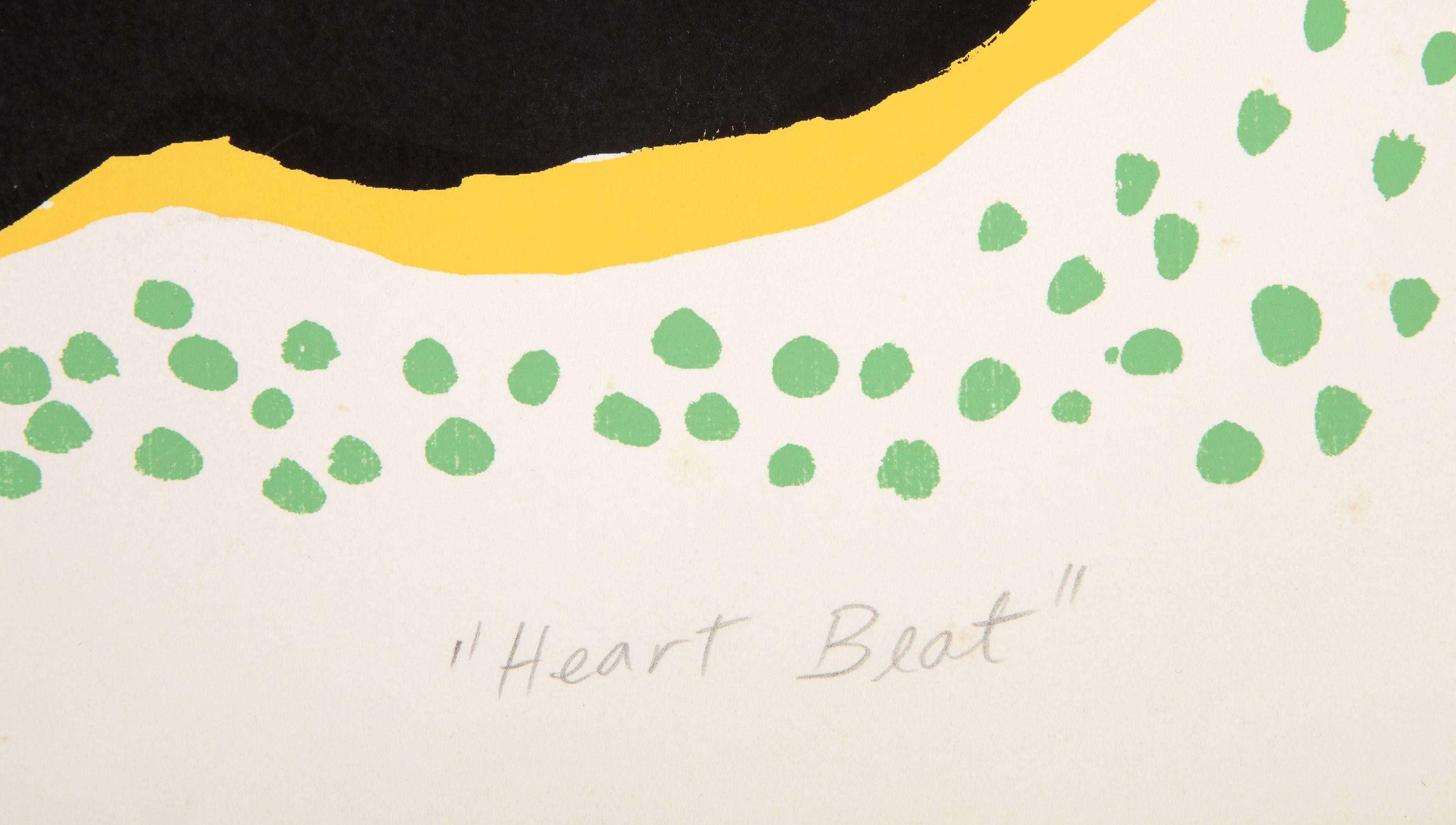 Heart Beat, moderner Siebdruck von Margo Machida im Angebot 3