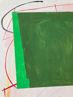 « Blanc et vert » - Matisse - Qualités de veau abstraites et sophistiquées - Orange
