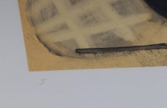 X, monotype abstrait de Margo Margolis