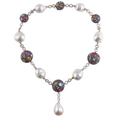 Margot McKinney Pearl Gemstone Necklace Cookie Collection