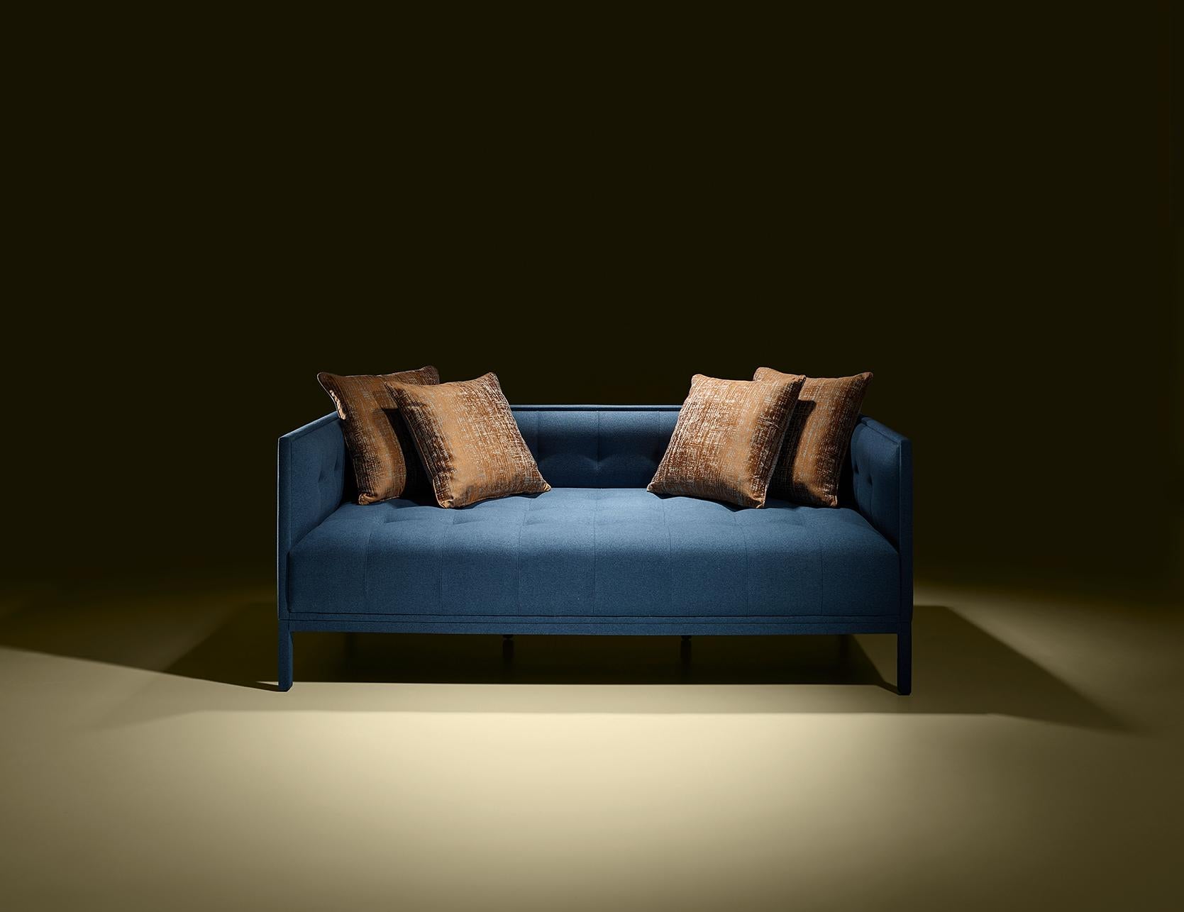 Margot Contemporary and Customizable Sofa with Six Cushions by Luísa Peixoto For Sale 10