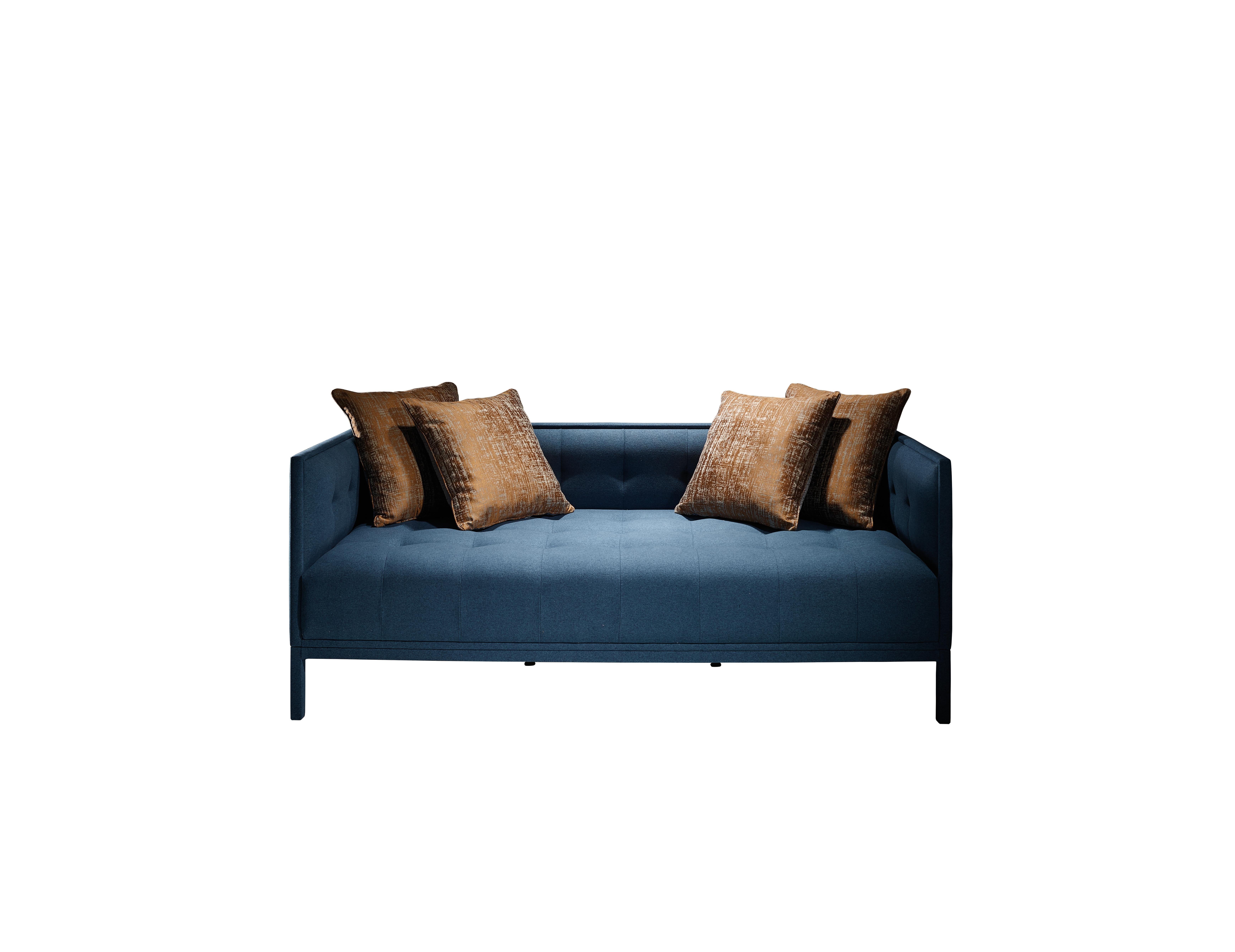 Upholstery Margot Contemporary and Customizable Sofa with Six Cushions by Luísa Peixoto For Sale