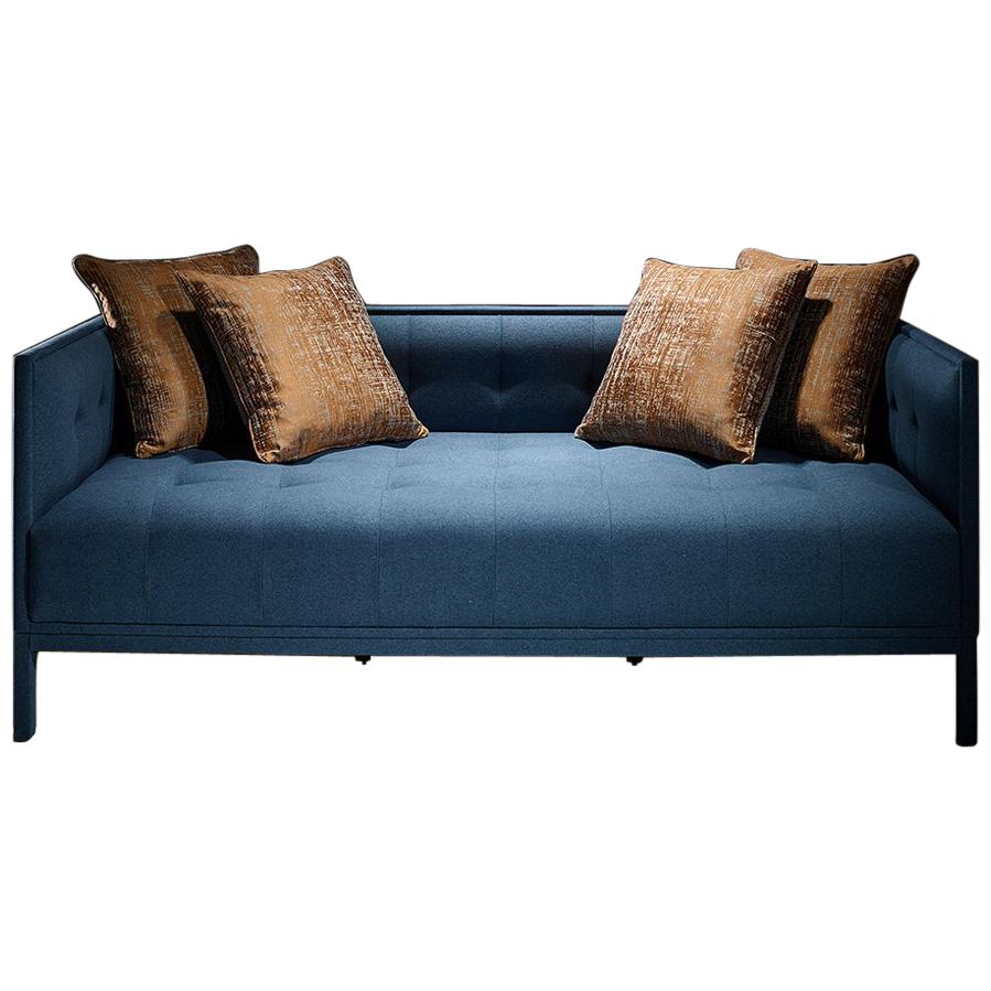 Margot Contemporary and Customizable Sofa with Six Cushions by Luísa Peixoto For Sale