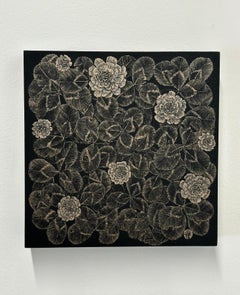 Piccolo Trifoglio Uno - Pianta di trifoglio rossa metallizzata d'argento con foglie botaniche, 2024