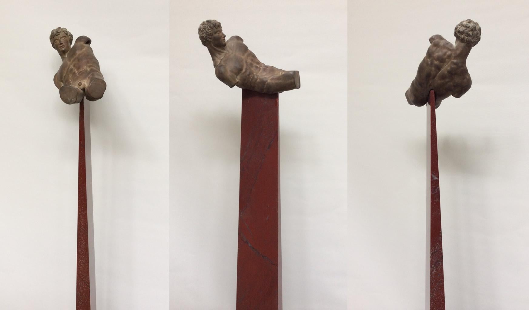 Alcyoneus Bronze Skulptur Klassische Antike Zeitgenössische Kunst – Sculpture von Margot Homan