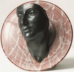 Coeur Heart Bronze-Skulptur, Porträt, klassisches zeitgenössisches Porträt