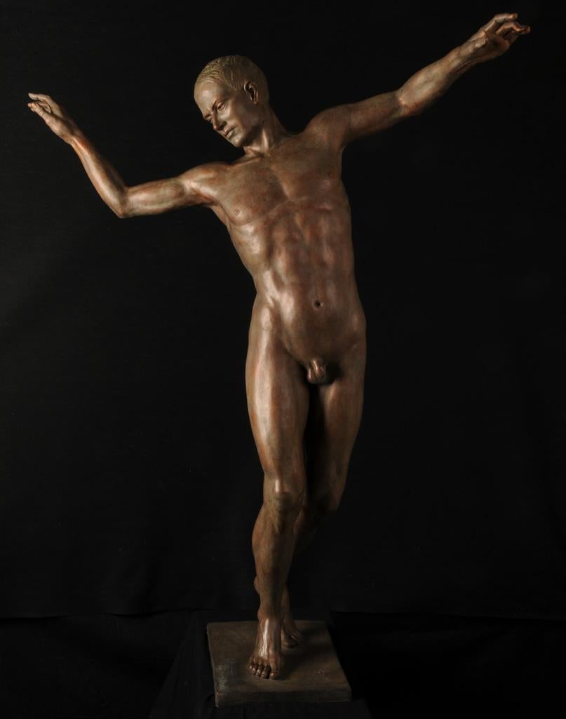 Margot Homan Nude Sculpture - Danse Mystique Dance Mystic Bronze Sculpture Classical Contemporary