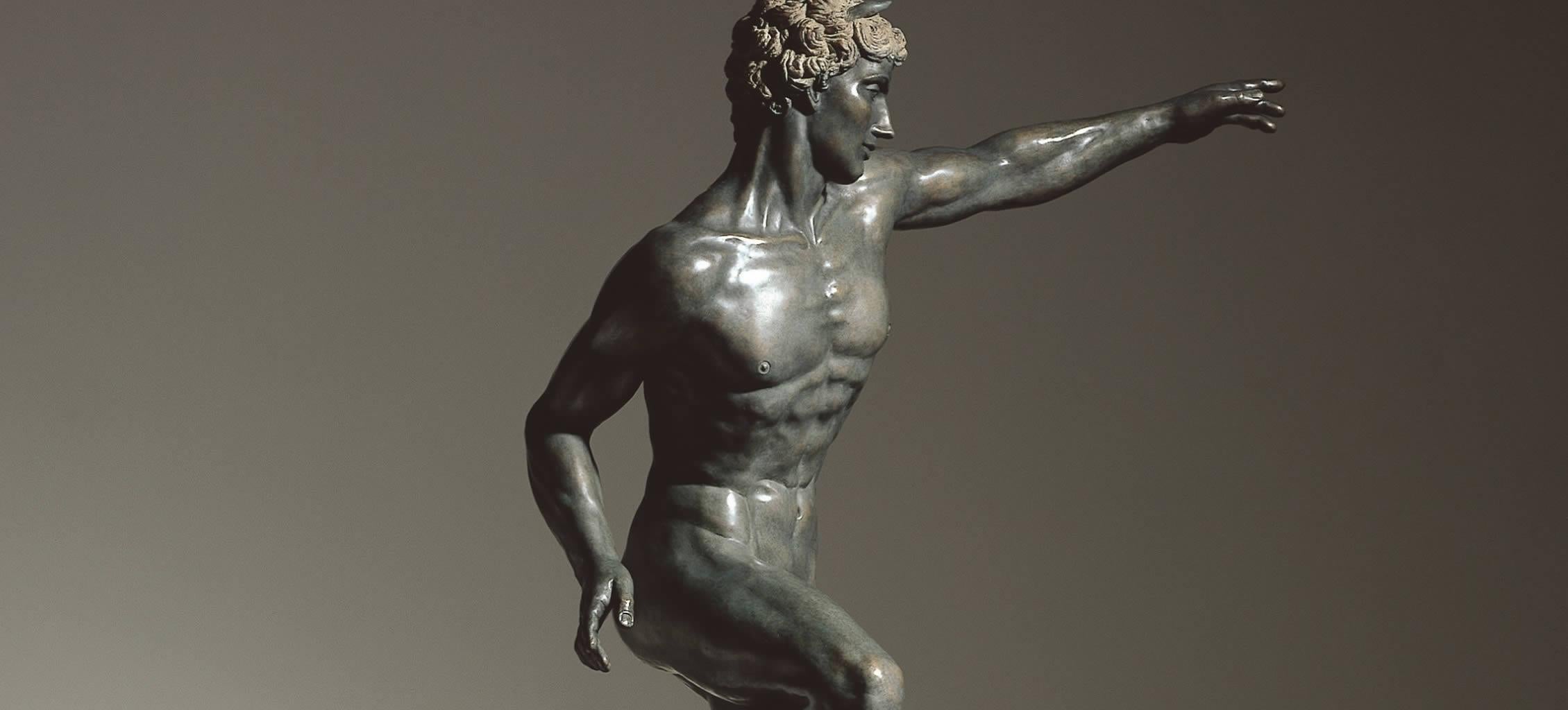 Dionysisch-Bronze-Skulptur Mythologie Klassische zeitgenössische Kunst – Sculpture von Margot Homan