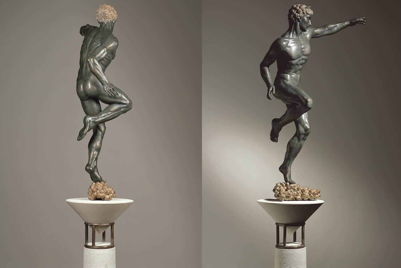 Dionysisch Bronze Sculpture Mythology Classical Contemporary Art