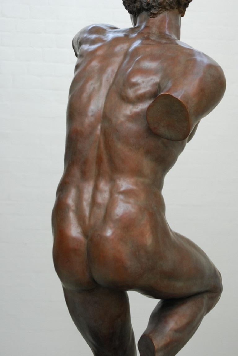 Dionysisch Torso-Bronze-Skulptur Klassische Mythologie Zeitgenössische Kunst – Sculpture von Margot Homan
