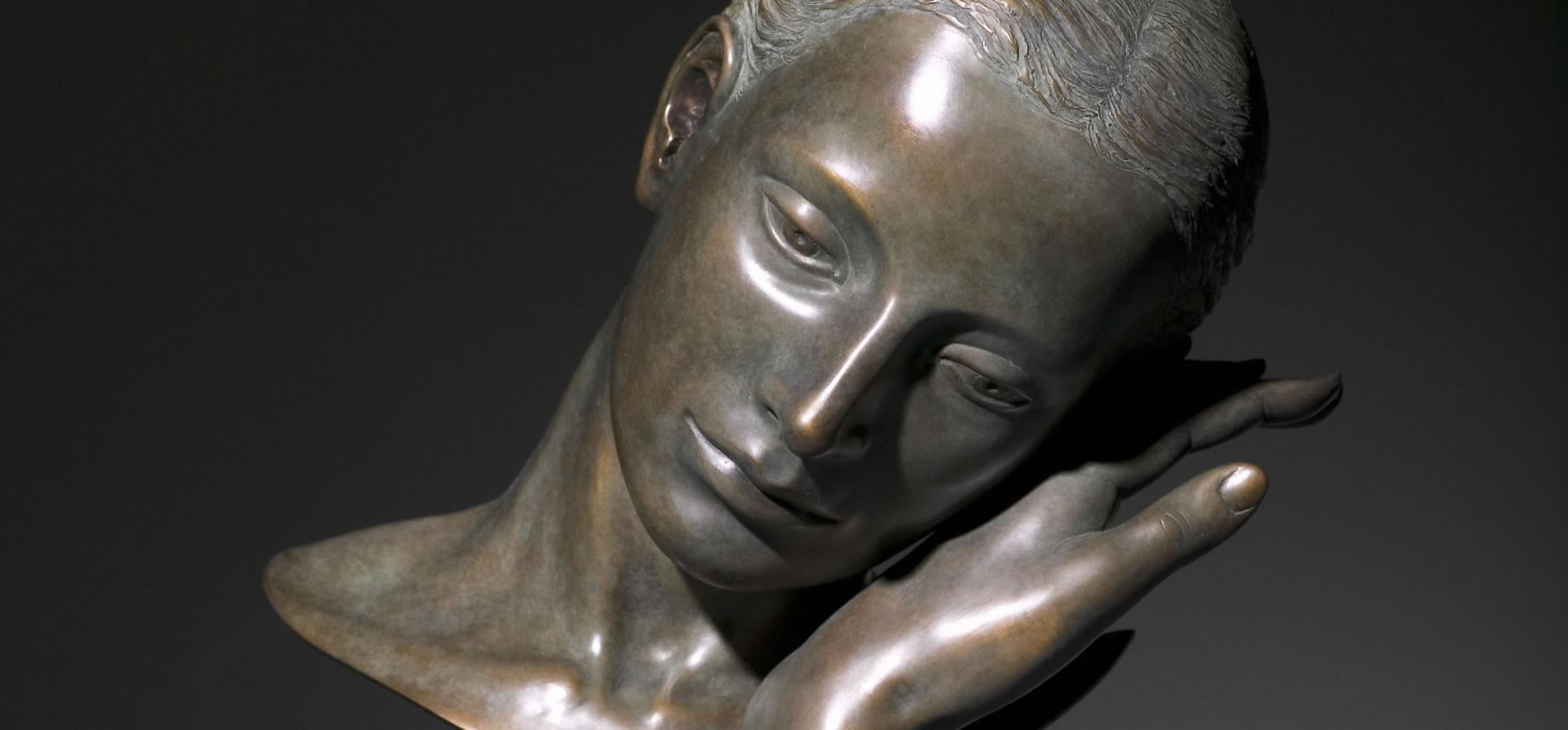 Et Tu Dors And You Are Sleeping Bronze Sculpture Portrait Classic Contemporary

The sculptures of Margot Homan (1956, Oss, the Netherlands) show a perfect command of the old craft of modelling and sculpting, with which she continually develops an