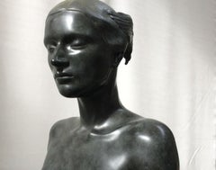Gevleugelde Gedachte Pensée ailée Sculpture en bronze Classique Contemporaine