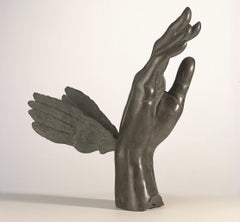 Gevleugelde Hand Winged Bronze Sculpture Contemporary Classic 