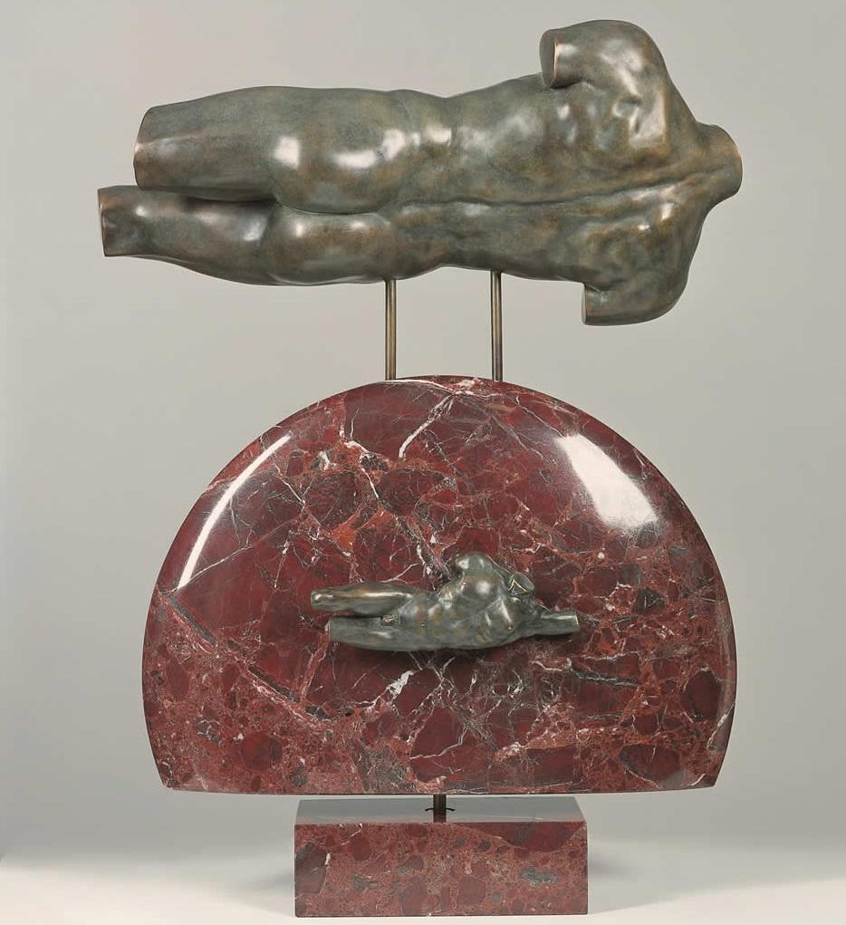Keerkring Tropics Bronze Skulptur Mythologie Klassisch Zeitgenössisch. Größe einschließlich Sockel

Die Skulpturen von Margot Homan (1956, Oss, Niederlande) zeigen eine perfekte Beherrschung des alten Handwerks des Modellierens und Bildhauens, mit