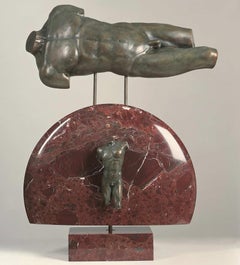 Scultura in bronzo Keerkring Tropics Mitologia Classico Contemporaneo