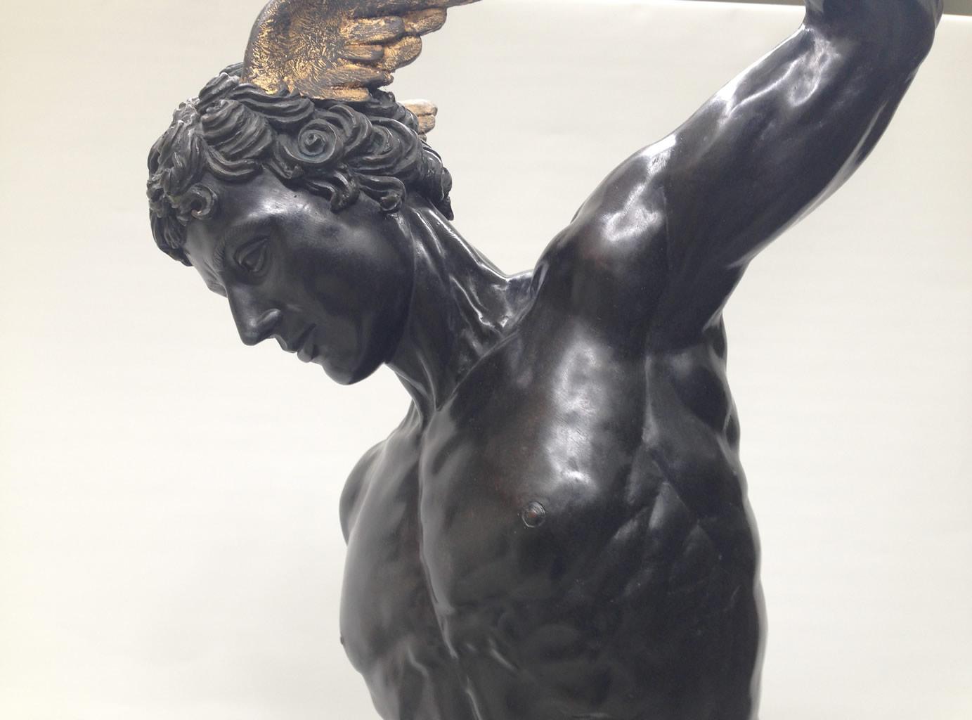 Mercurius Bronze Sculpture Contemporary Classic Mythology For Sale 2