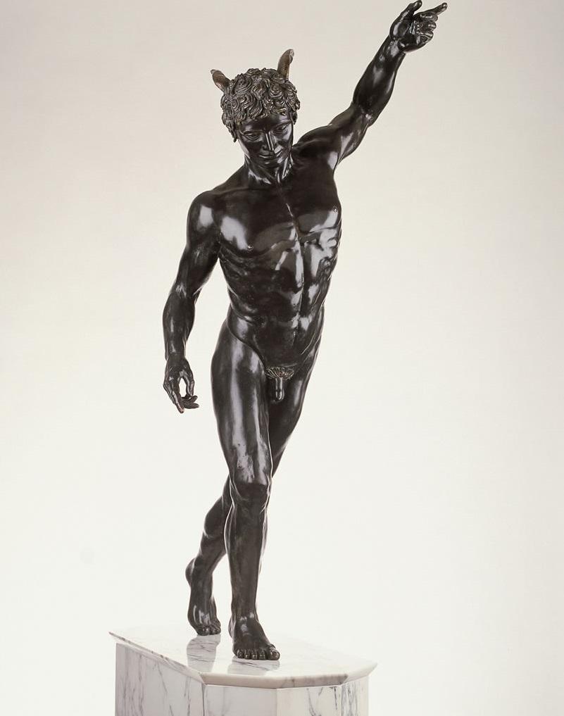 Margot Homan Figurative Sculpture - Mercurius Bronze Sculpture Contemporary Classic Mythology