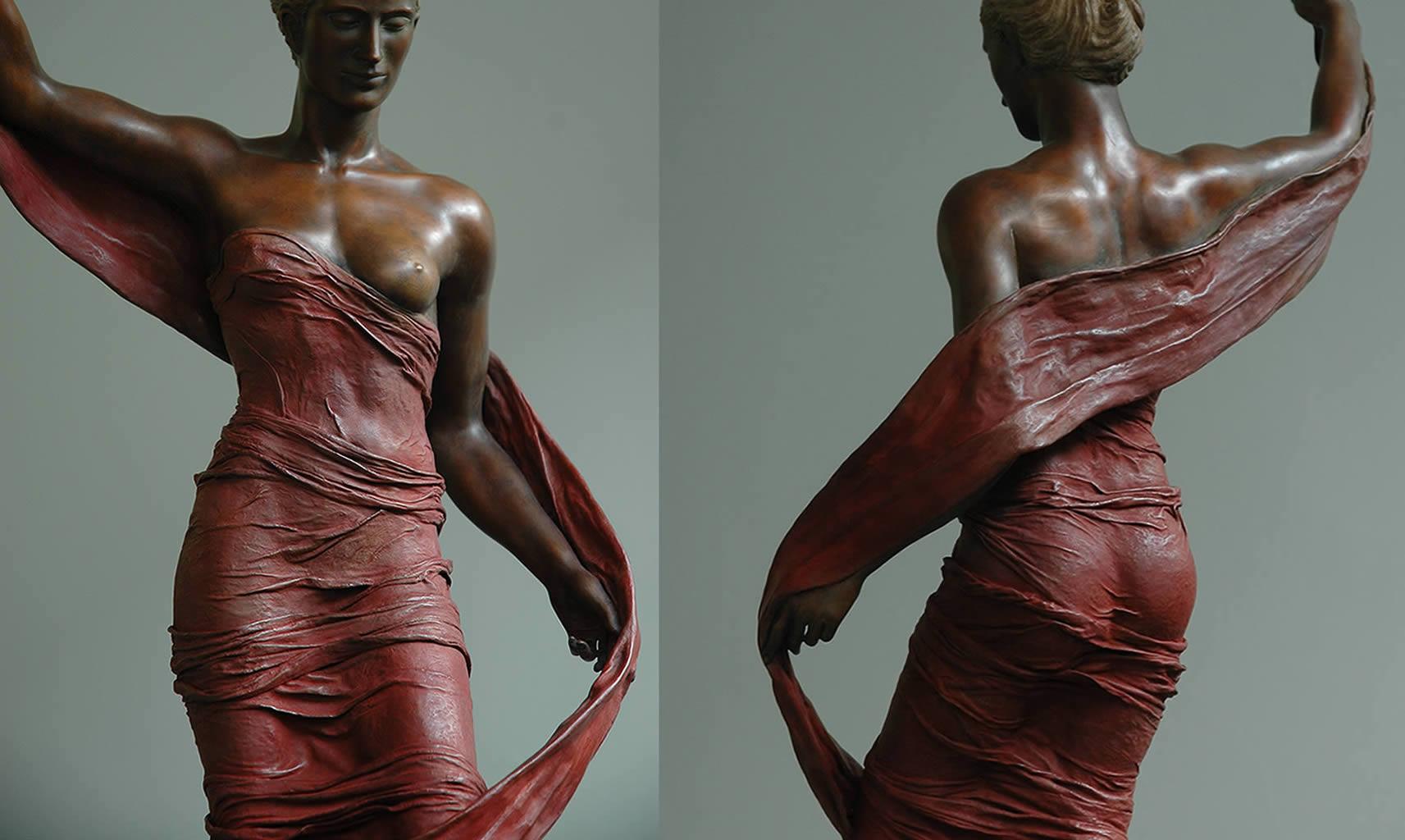 Rewind Bronze Sculpture Mythology Classic Contemporary  For Sale 2