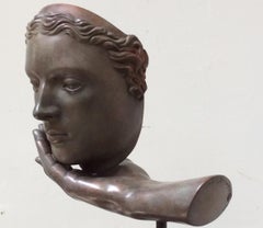 Sluimer Schlummer Bronze Skulptur Portrait Zeitgenössische Klassische Mythologie